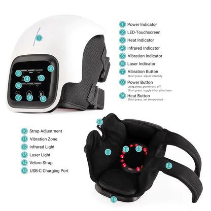 3-in-1 knee therapy device